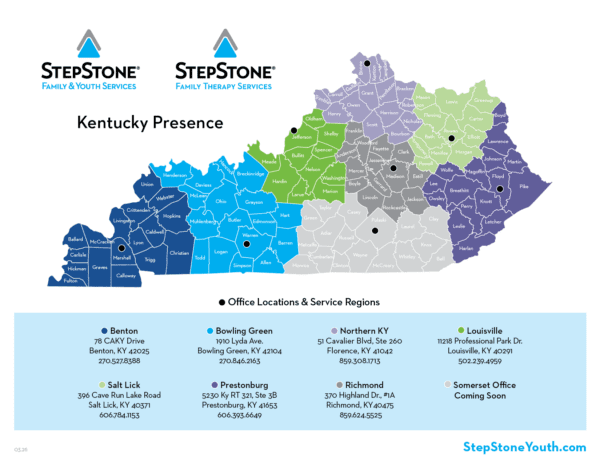 StepStone Kentucky presence map
